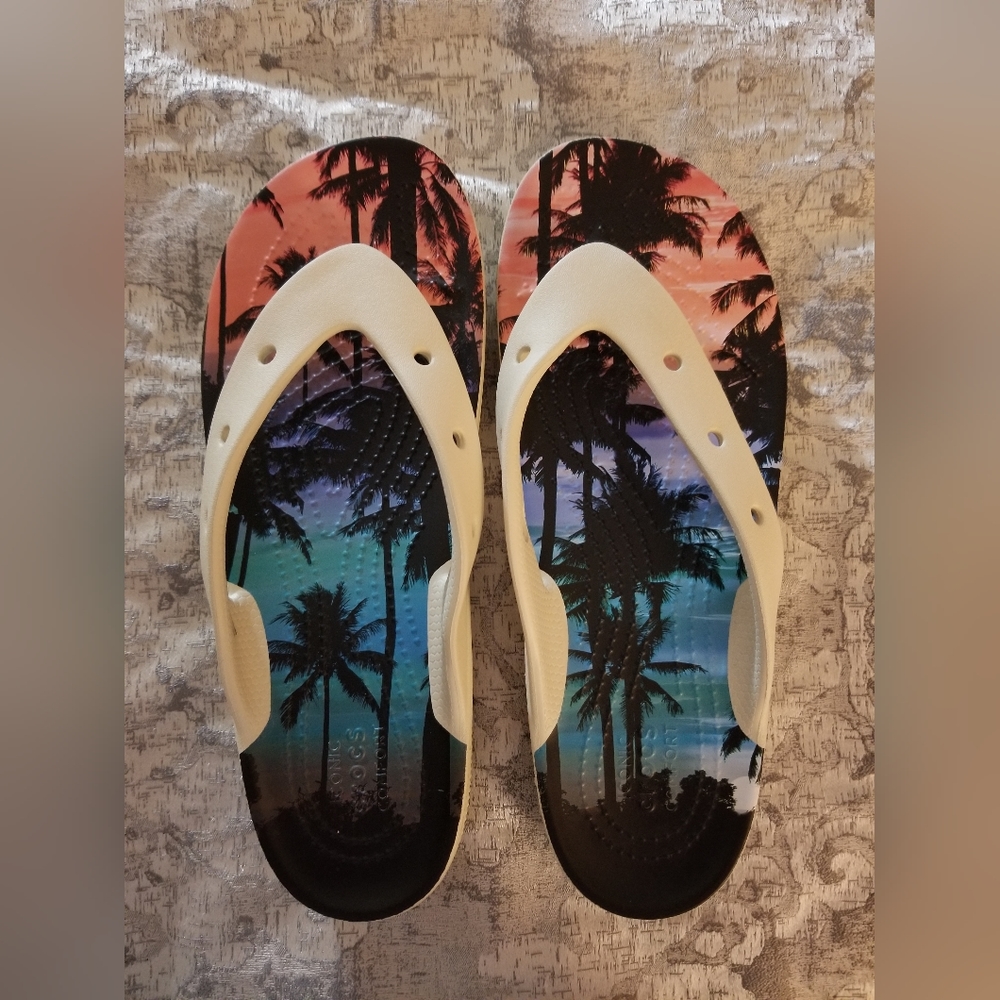 Crocs flip flops
